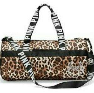 Victoria's Secret Pink Cheetah Duffle Bag